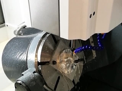 Wysokiej precyzji metalu 5-osiowe obróbki CNC stali nierdzewnej mosiądzu aluminium obudowa silnika