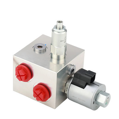 Usługa obróbki CNC aluminiowej zawory hydraulicznej bloków zaworu słonowego 12V