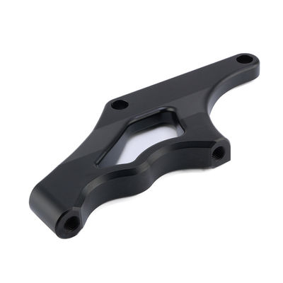 Wysokiej precyzji OEM Piece frezowania skręcające Usługi obróbki CNC Aluminium Czerwony utleniony CNC obróbki CNC Czarne anodowane części frezowania aluminium