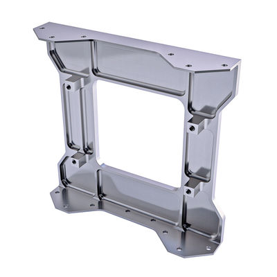 Części frezowania CNC stop aluminium Wysokiej precyzji obróbki CNC Części konstrukcyjne lotnicze i kosmiczne Aluminiowy uchwyt